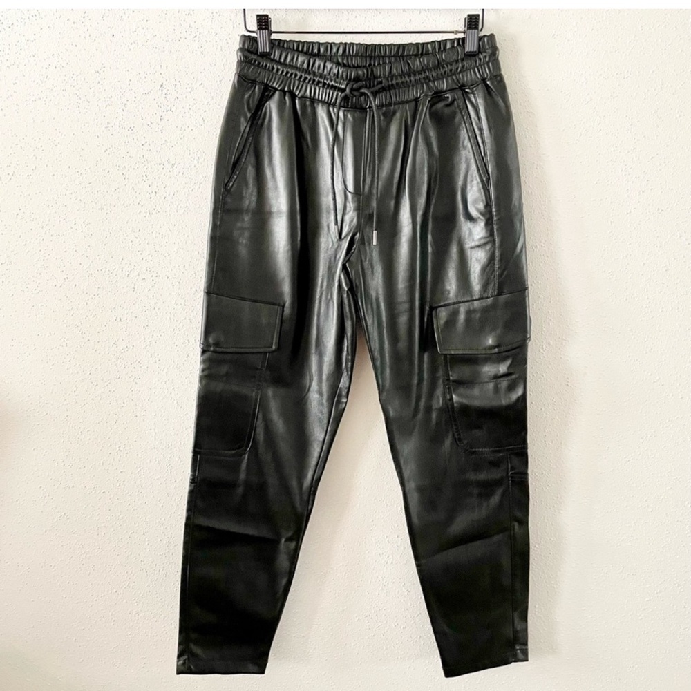 Zara women leather pants